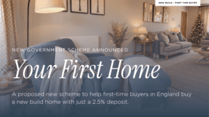 Your First Home scheme for first-time buyers buying a new build home with a 2.5% deposit, Broadgate Homes