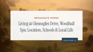 New build homes at Gleneagles Drive, Woodhall Spa, Lincolnshire, by Broadgate Homes